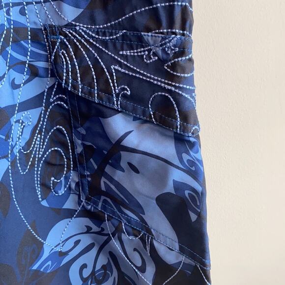 Crazy Shirts Hawaiian Floral Board Swim Trunk Short 38 - Picture 5 of 11